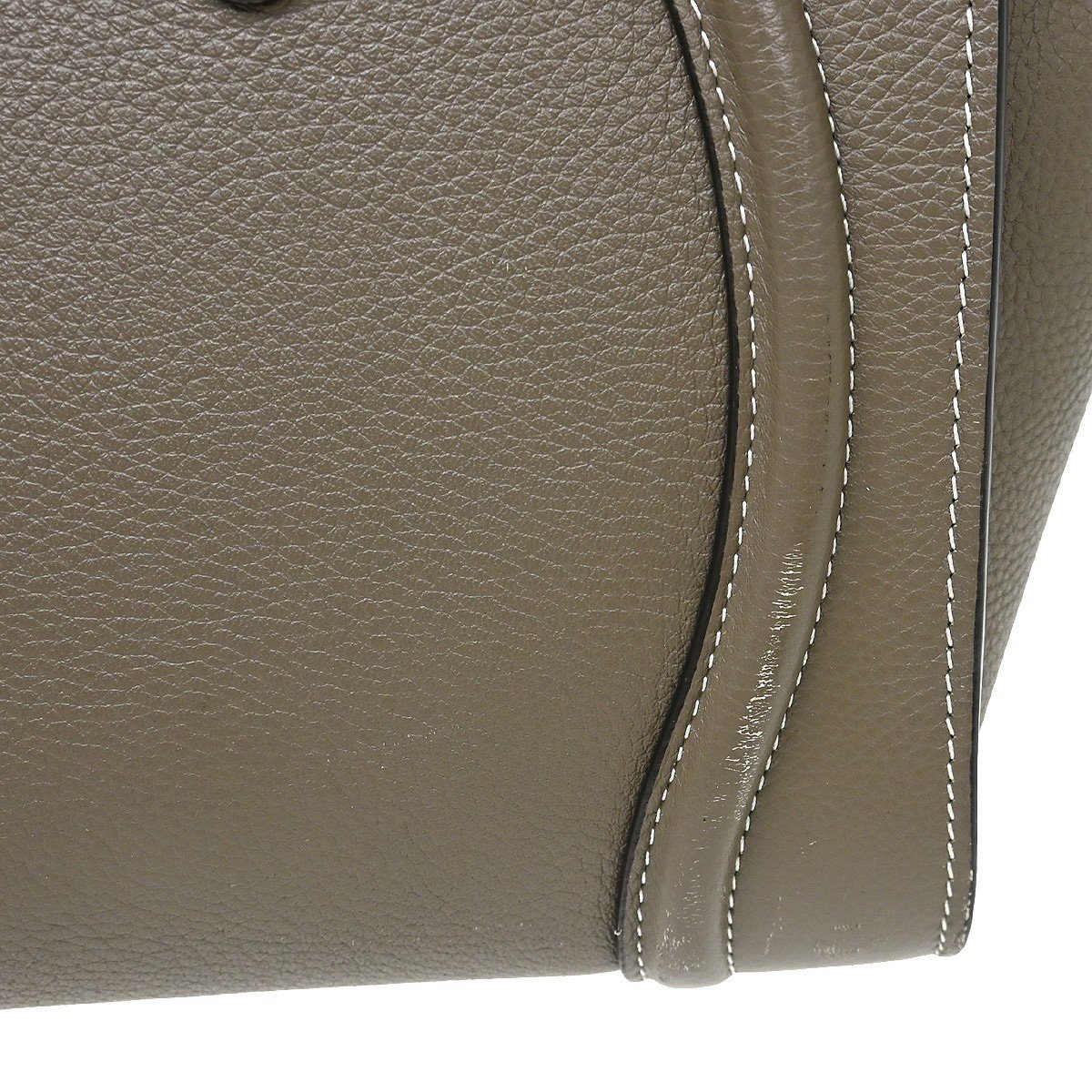 Celine Luggage Grainy Leather Mini Zwart