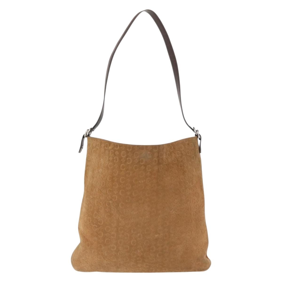 Celine Celine Vintage Macadam Shoulder Bag C Macadam canvas Bruin