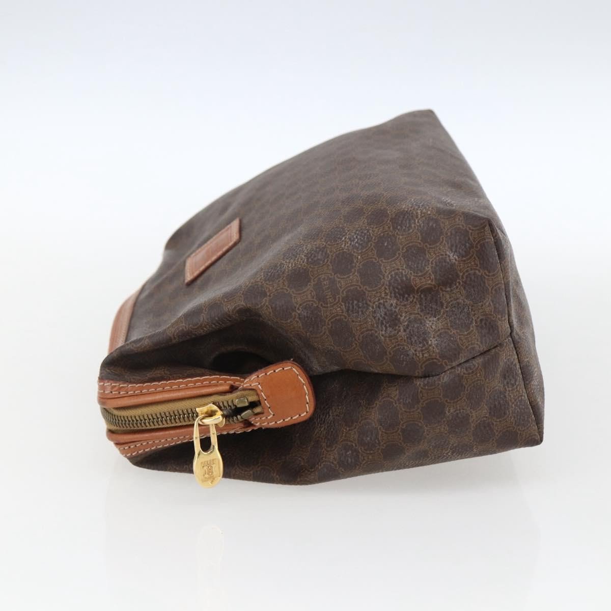 Celine Macadam Pochette Canvas Bruin