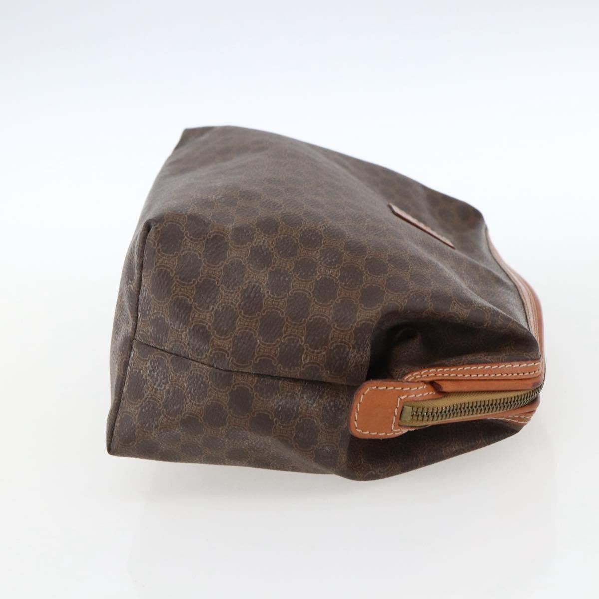 Celine Macadam Pochette Canvas Bruin