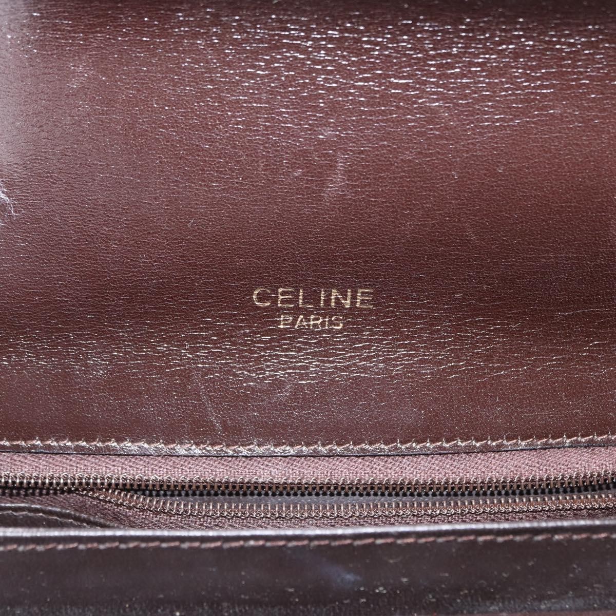 Celine Celine Vintage Horse Carriage C Macadam Shoulder Bag Canvas and Leather Beige