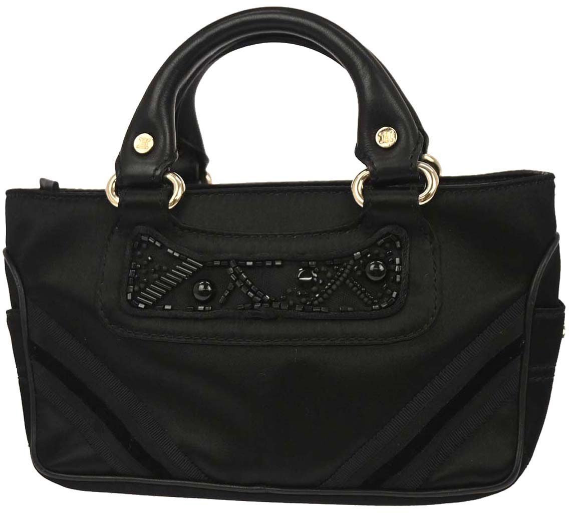 Celine Celine Boogie Satchel Satin Zwart