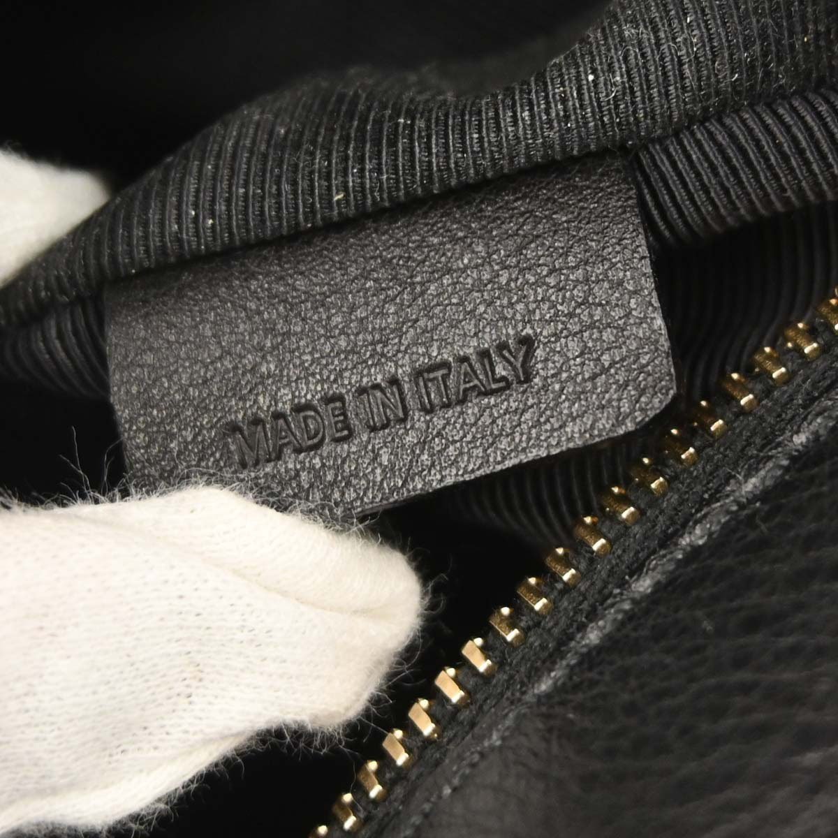 Celine Celine Boogie Satchel Satin Zwart