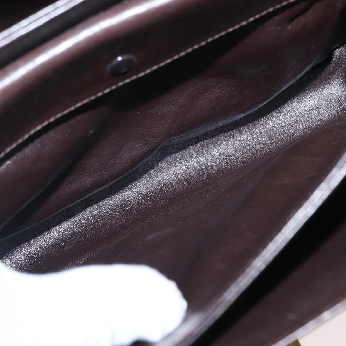 Celine Celine Vintage C Sulky Horsebit Shoulder bag Canvas and Leather Bruin