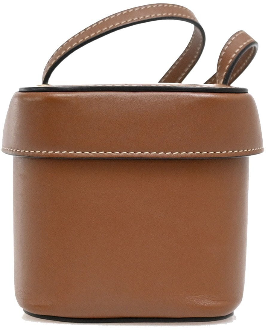 Celine Celine Cuir Triomphe Box Bag Leather Small Bruin