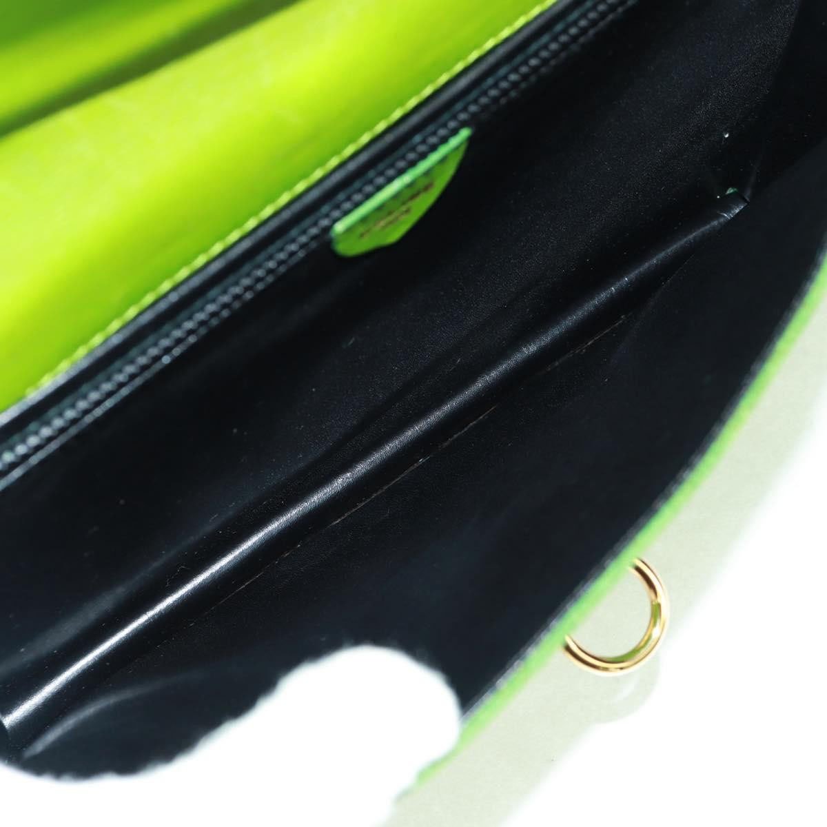 Celine Celine Vintage Shoulder Bag Suede Groen