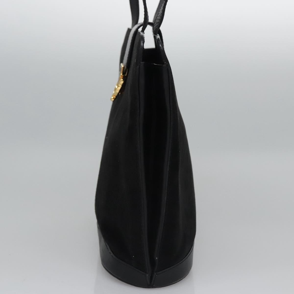 Celine Vintage Suede Zwart