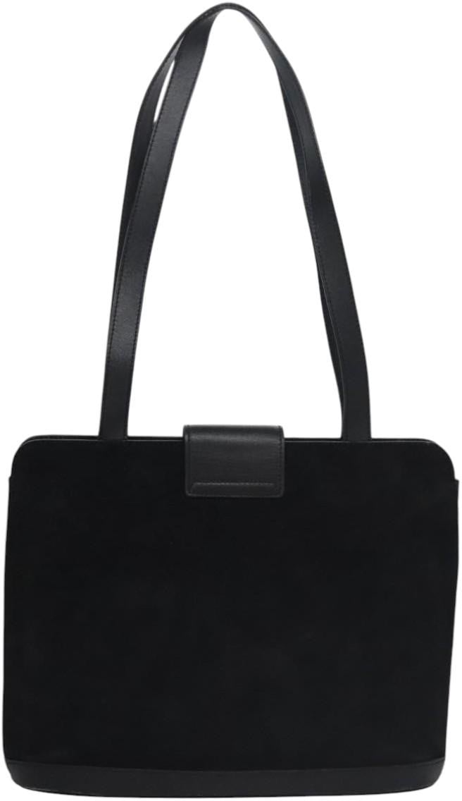 Celine Vintage Suede Zwart