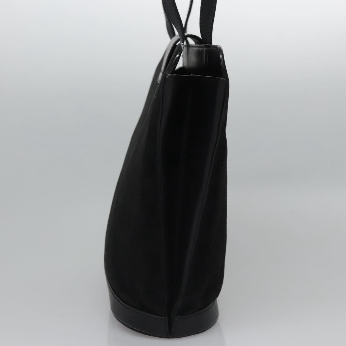 Celine Vintage Suede Zwart