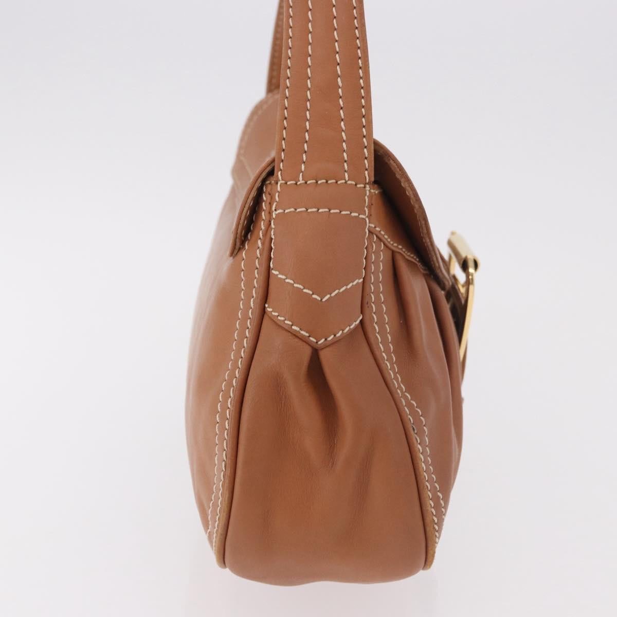Celine Biker Boogie Satchel Leather Bruin