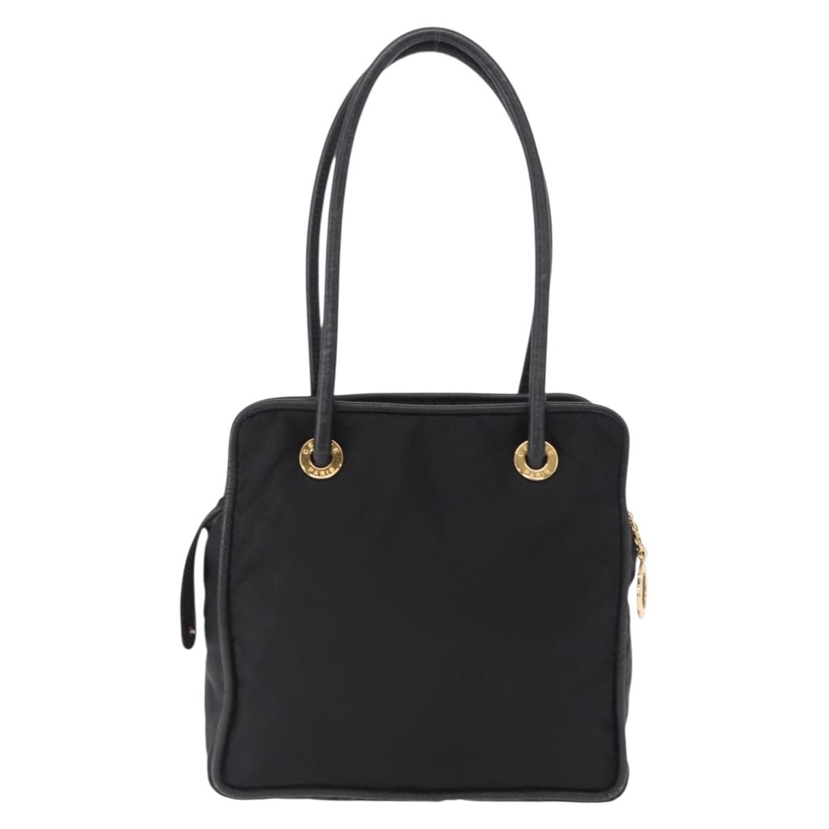 Celine Celine Vintage Shoulder Bag Nylon Zwart