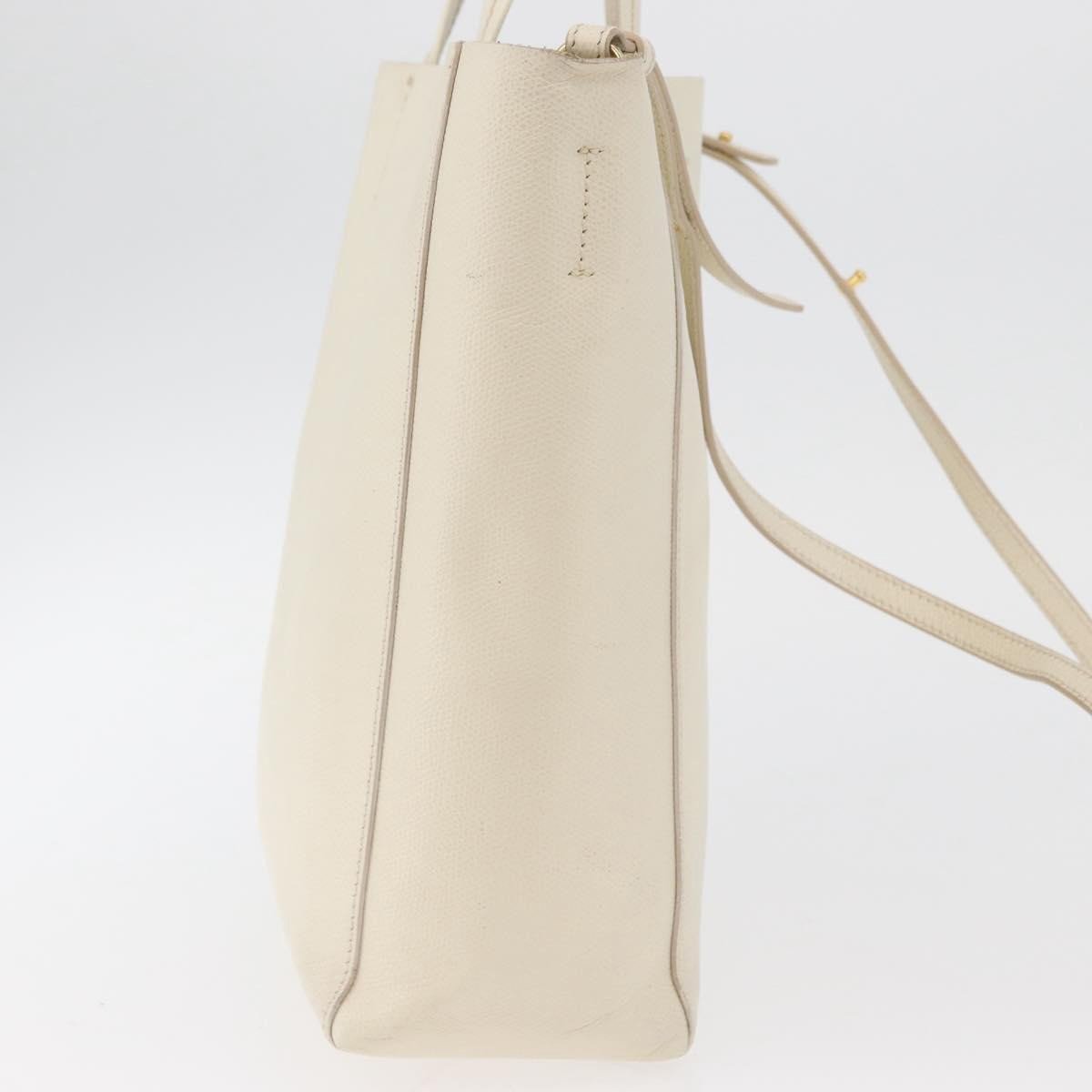 Celine Phantom Cabas Tote Leather Small Wit