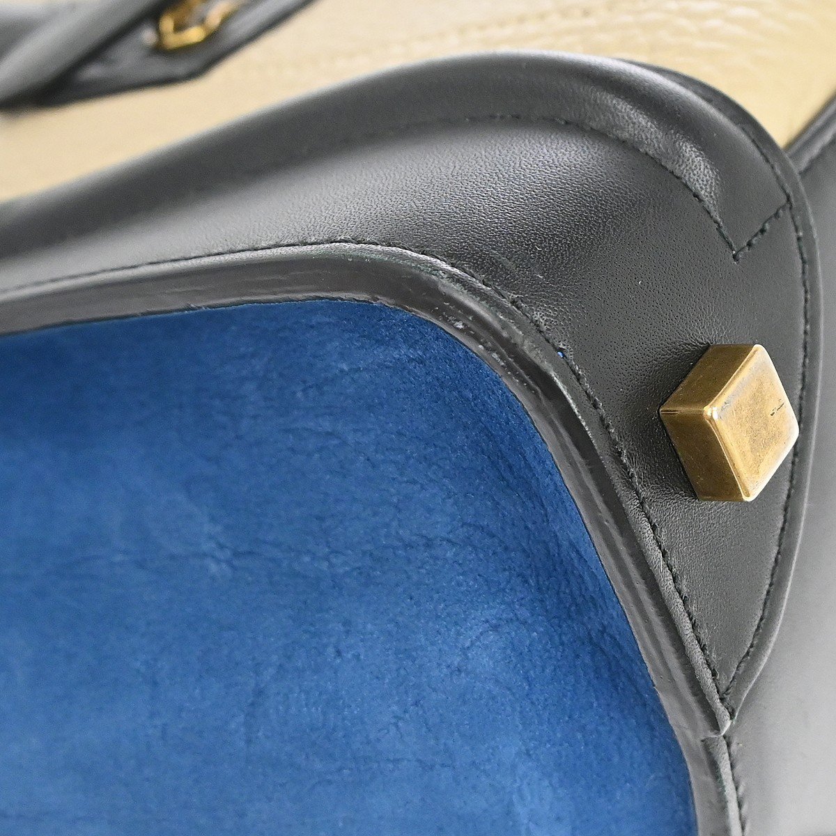 Celine Tricolor Luggage Leather Medium Divers