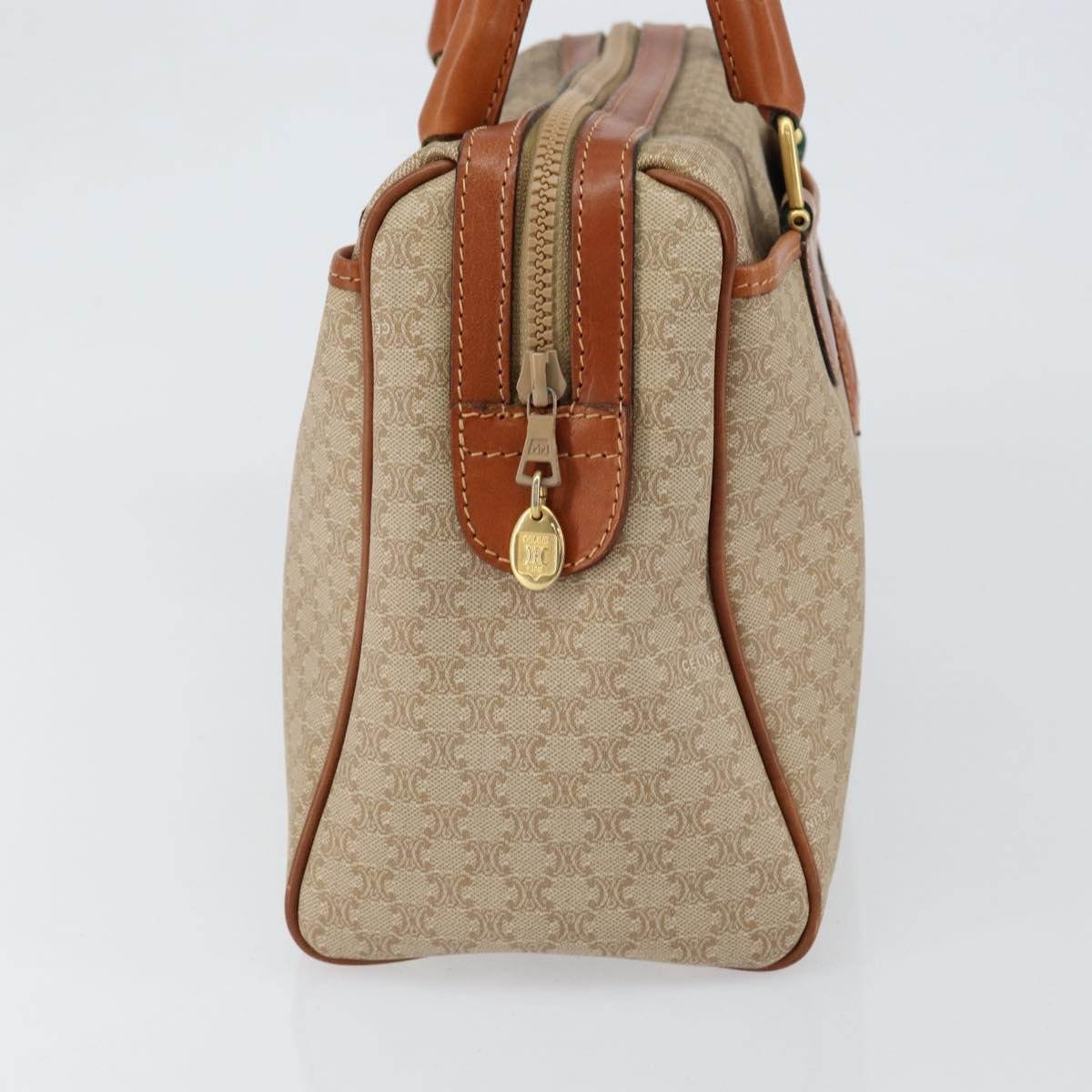 Celine Vintage Macadam Canvas Beige