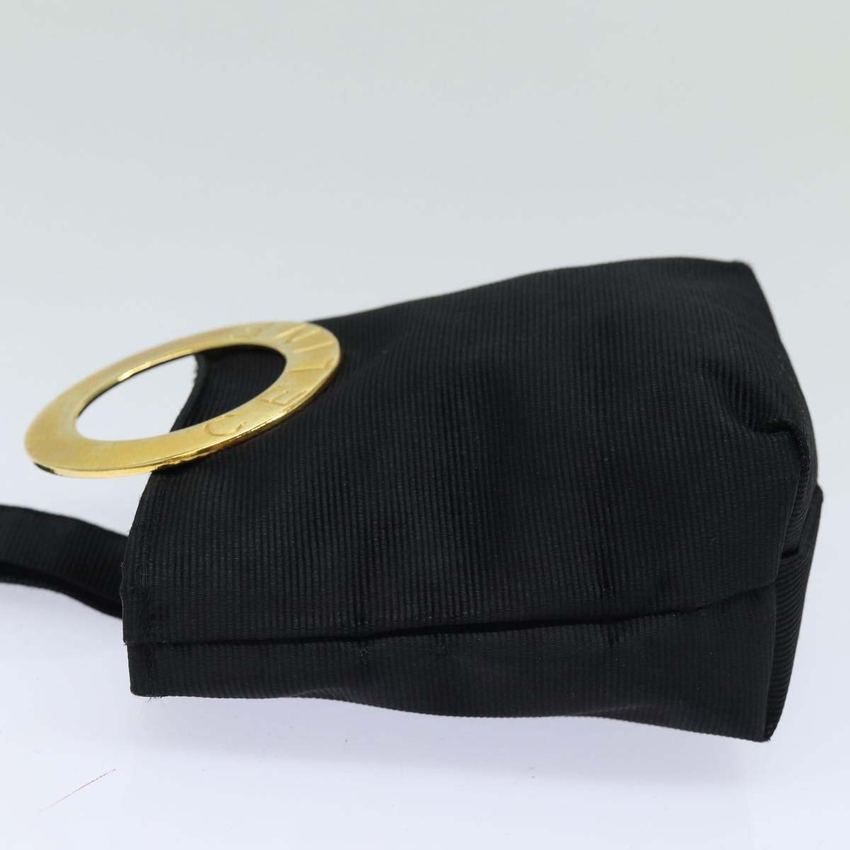 Celine Circle Logo Pouch Nylon Zwart