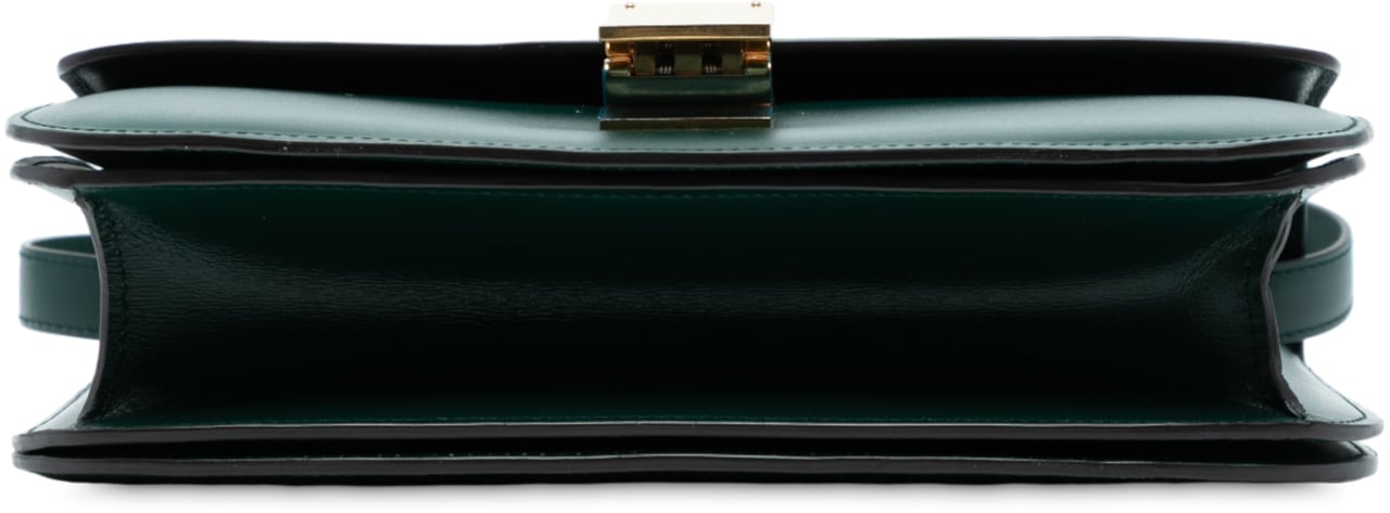 Celine Medium Calfskin Classic Box Groen