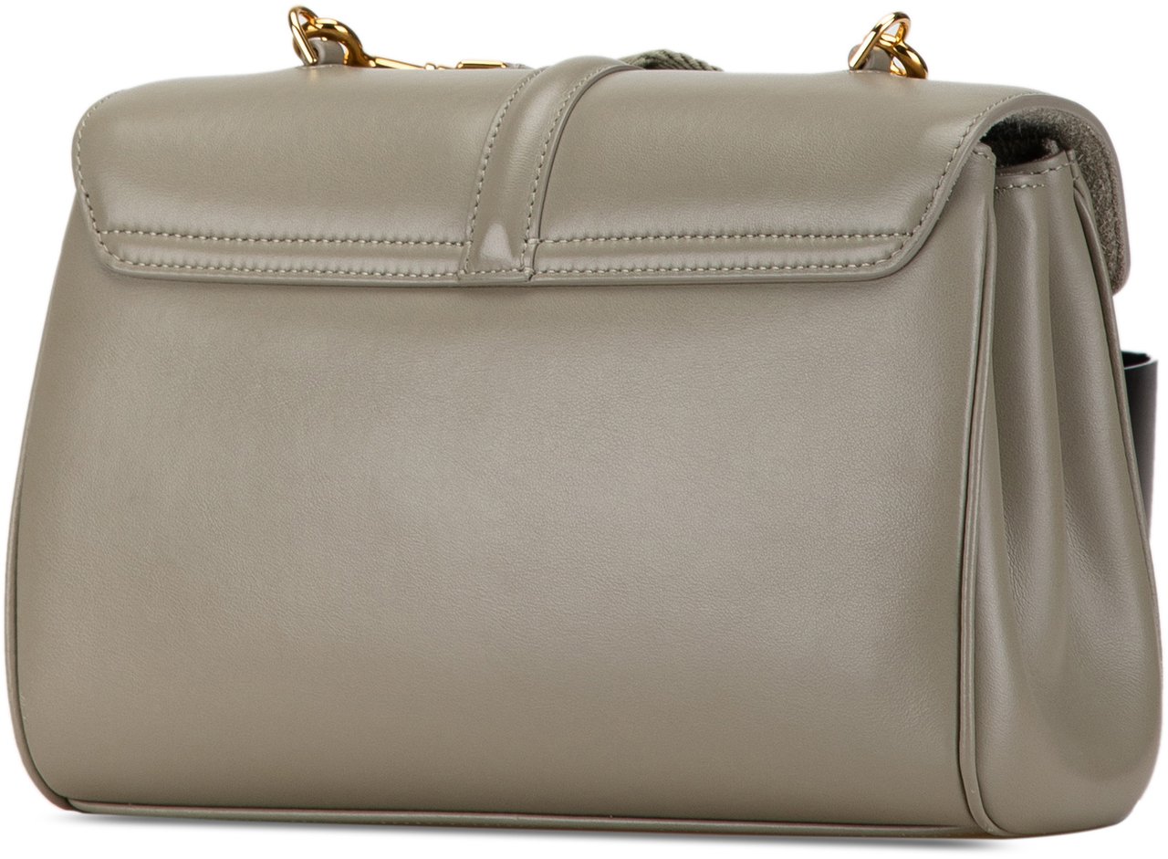 Celine Teen Smooth Calfskin Soft 16 Crossbody Groen