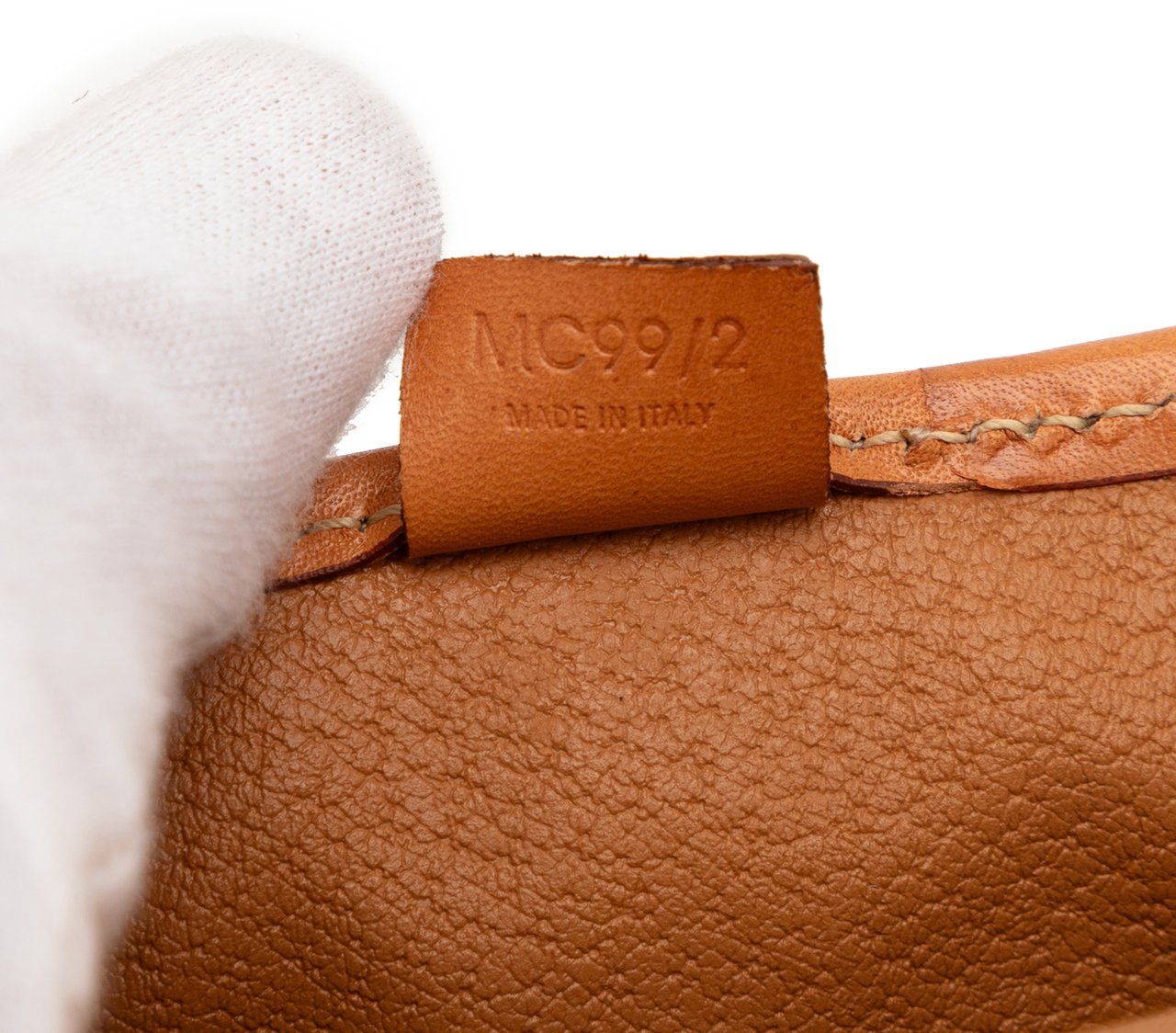 Celine Macadam Coated Canvas Clutch Bruin