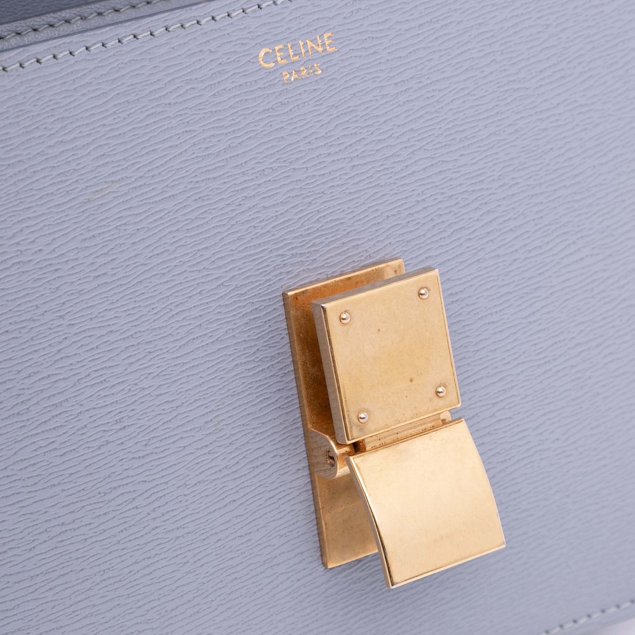 Celine Teen Liege Calfskin Classic Box Paars
