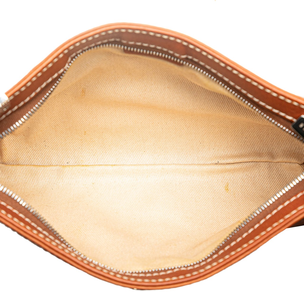 Celine Calfskin Shell Strap Shoulder Bag Bruin