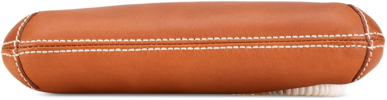 Celine Calfskin Shell Strap Shoulder Bag Bruin