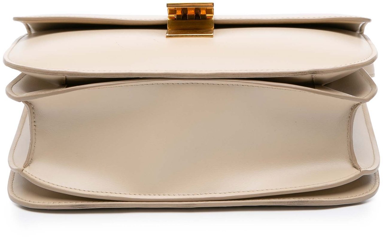Celine Medium Calfskin Classic Box Bruin