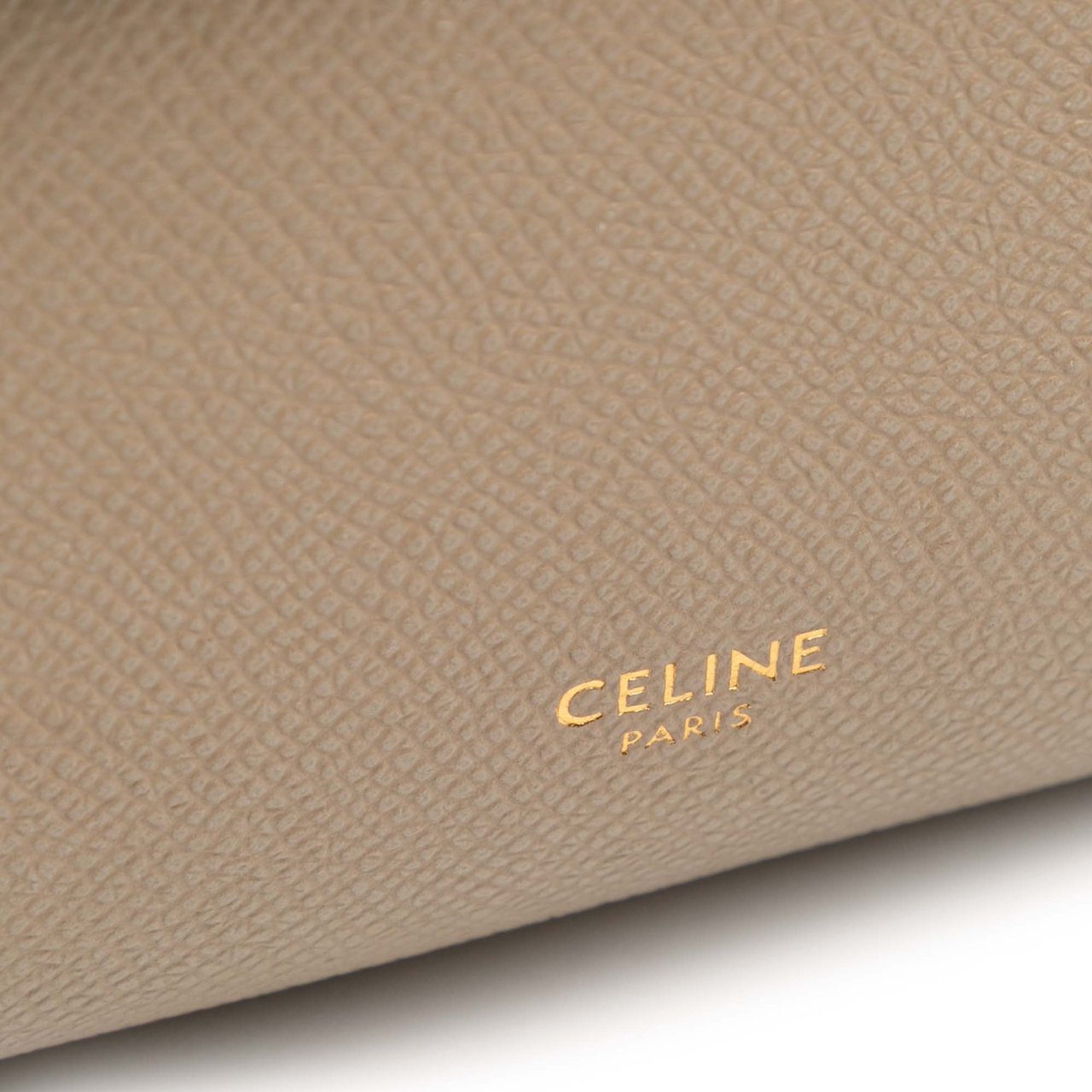 Celine Nano Grained Calfskin Belt Bag Bruin