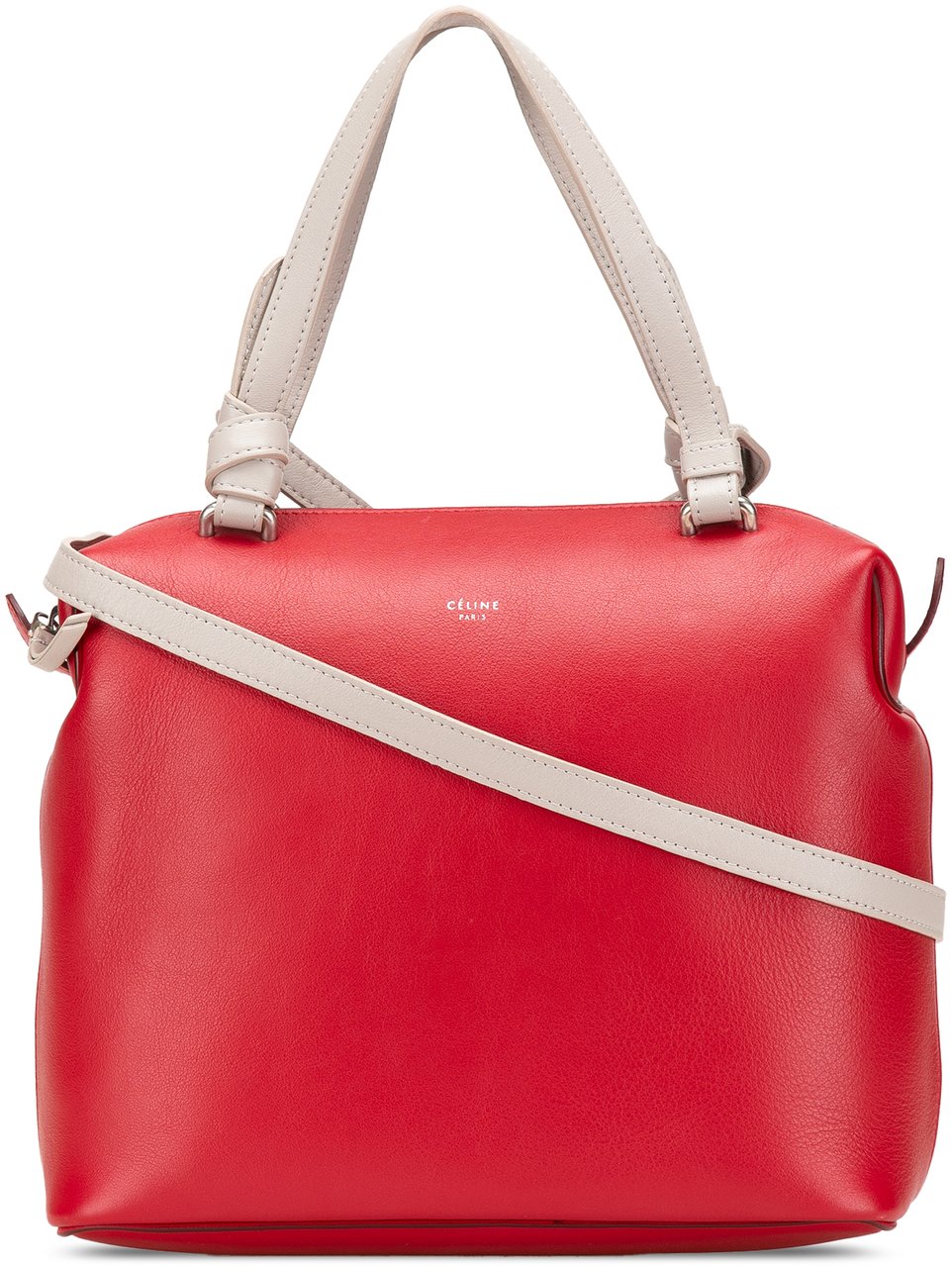 Celine Small Leather Soft Cube Bag Rood