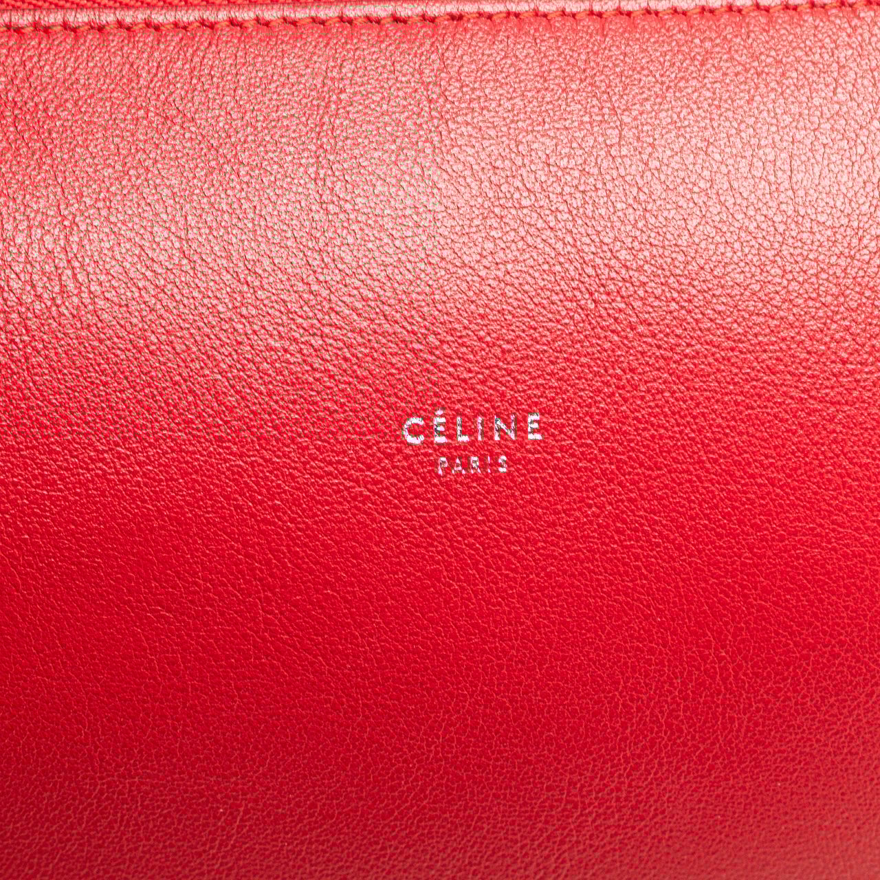 Celine Small Leather Soft Cube Bag Rood