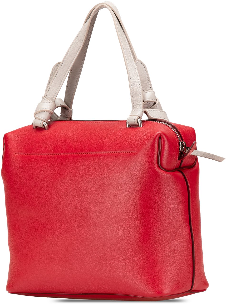Celine Small Leather Soft Cube Bag Rood