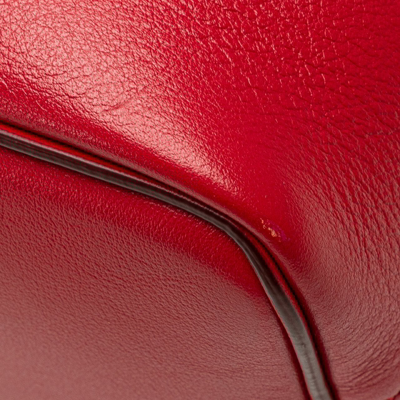 Celine Small Leather Soft Cube Bag Rood