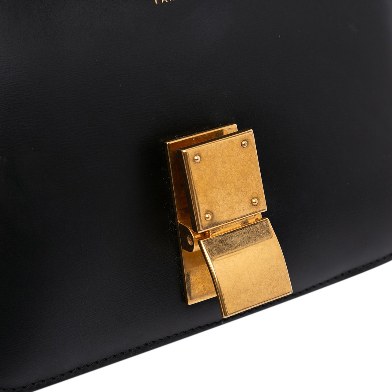 Celine Small Calfskin Classic Box Zwart