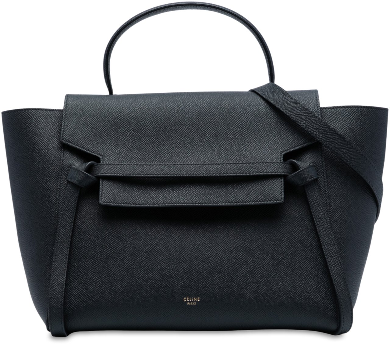 Celine Mini Grained Calfskin Belt Bag Zwart