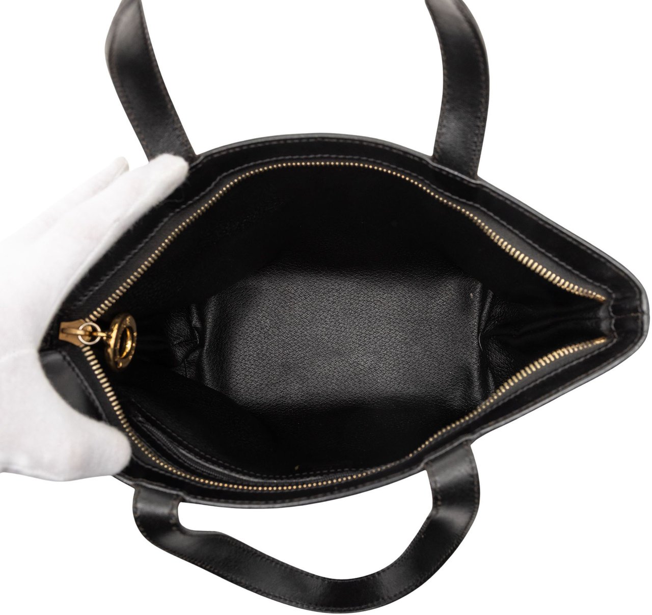 Celine Macadam Coated Canvas Handbag Zwart