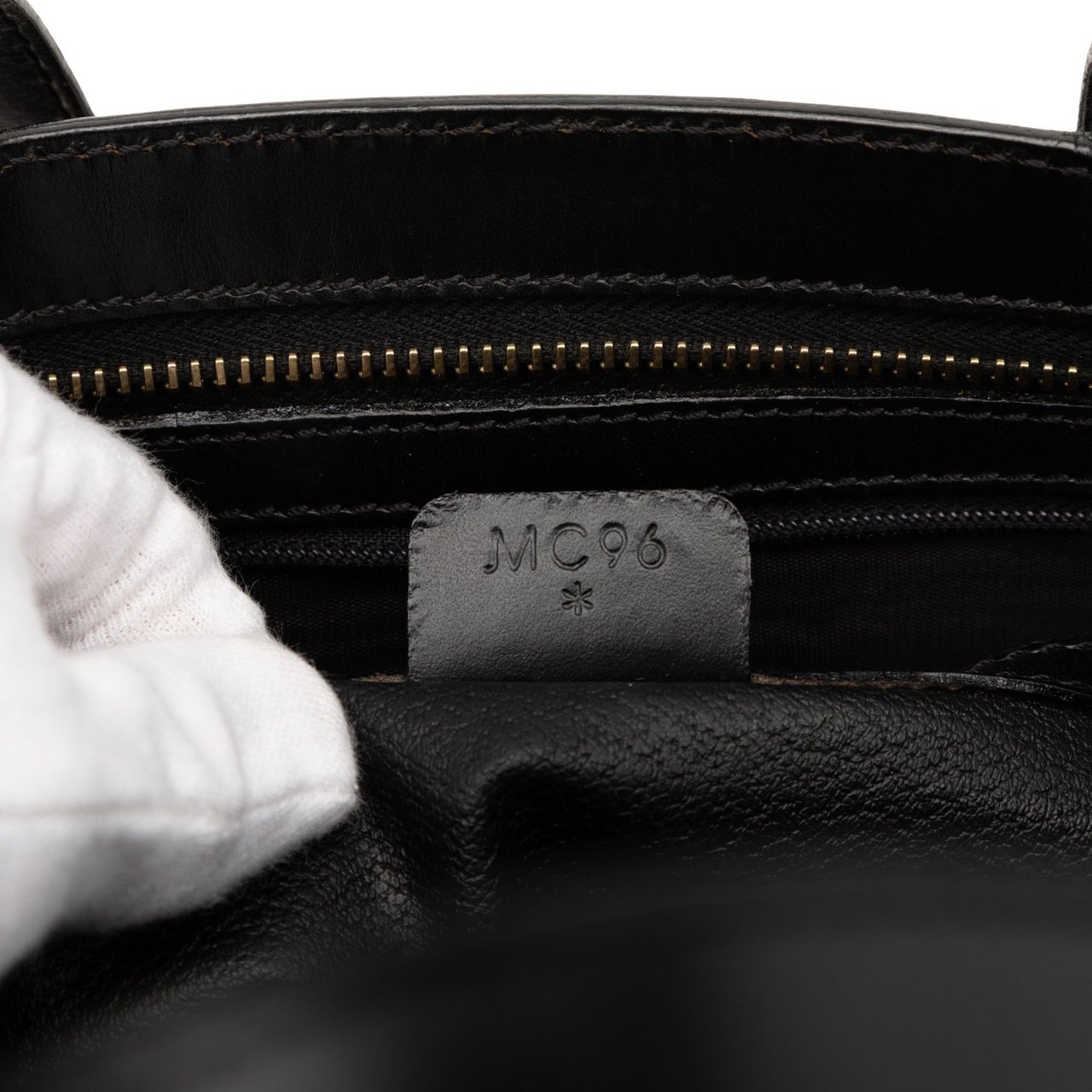 Celine Macadam Coated Canvas Handbag Zwart