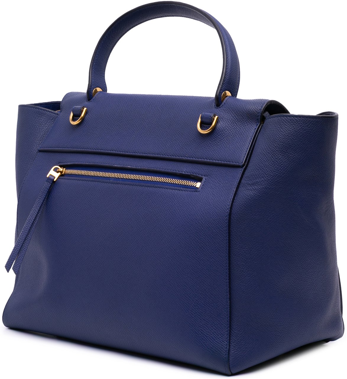 Celine Mini Grained Calfskin Belt Bag Blauw