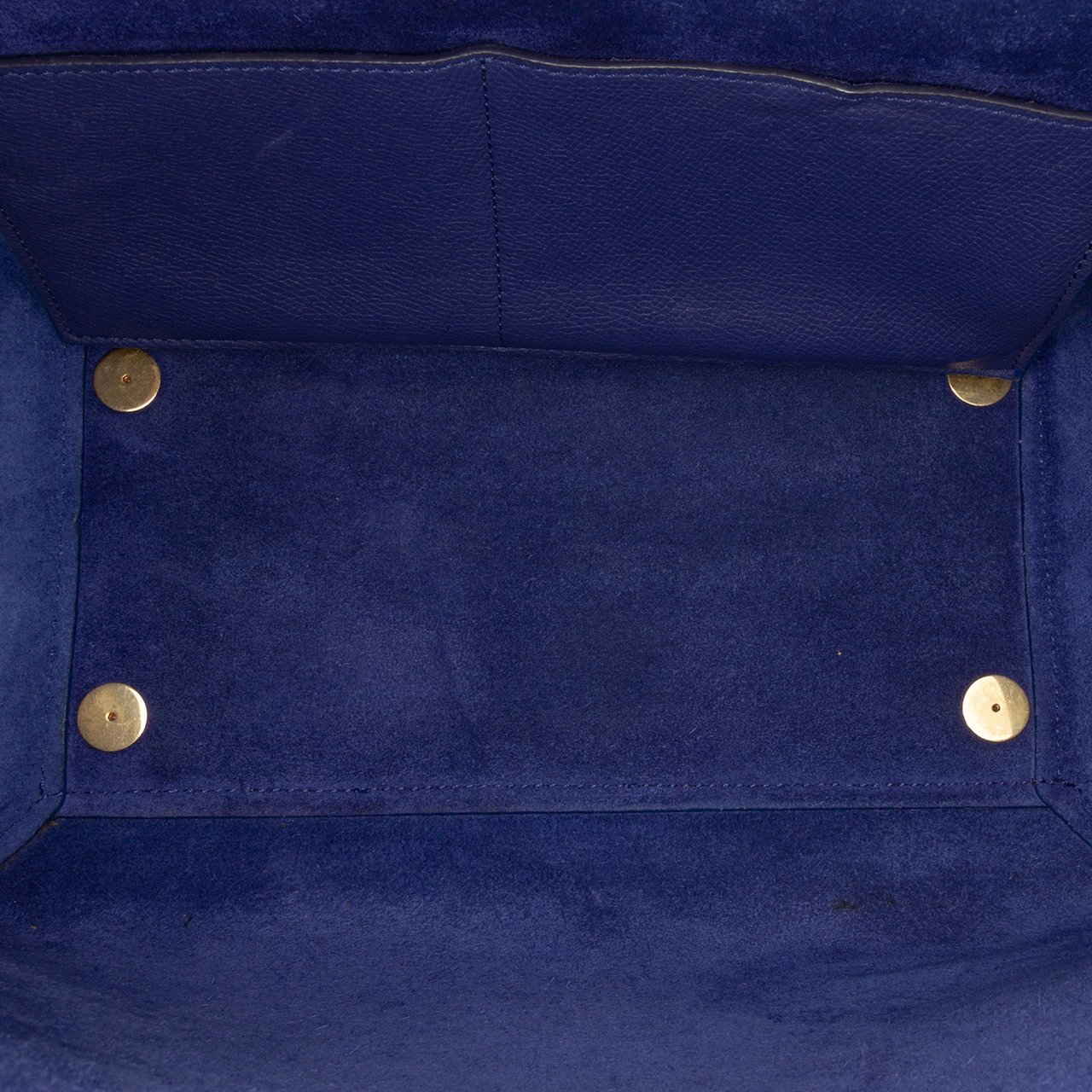 Celine Mini Grained Calfskin Belt Bag Blauw