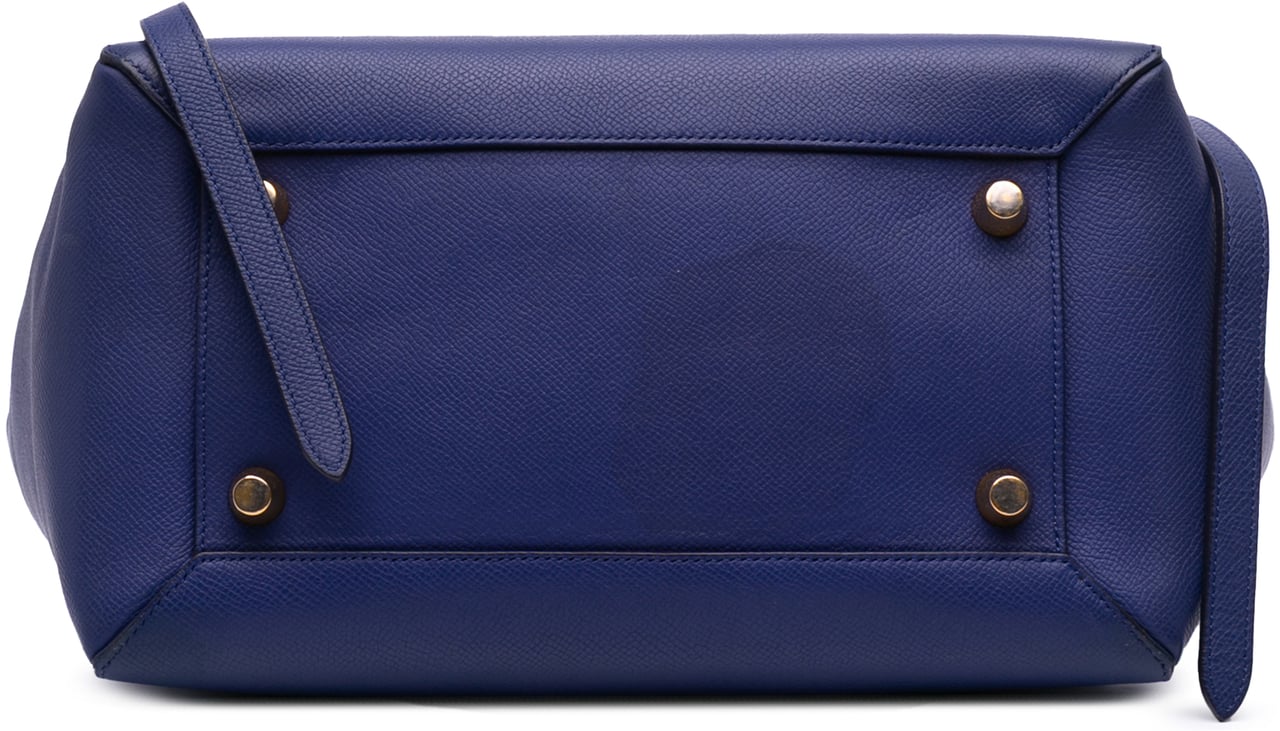 Celine Mini Grained Calfskin Belt Bag Blauw