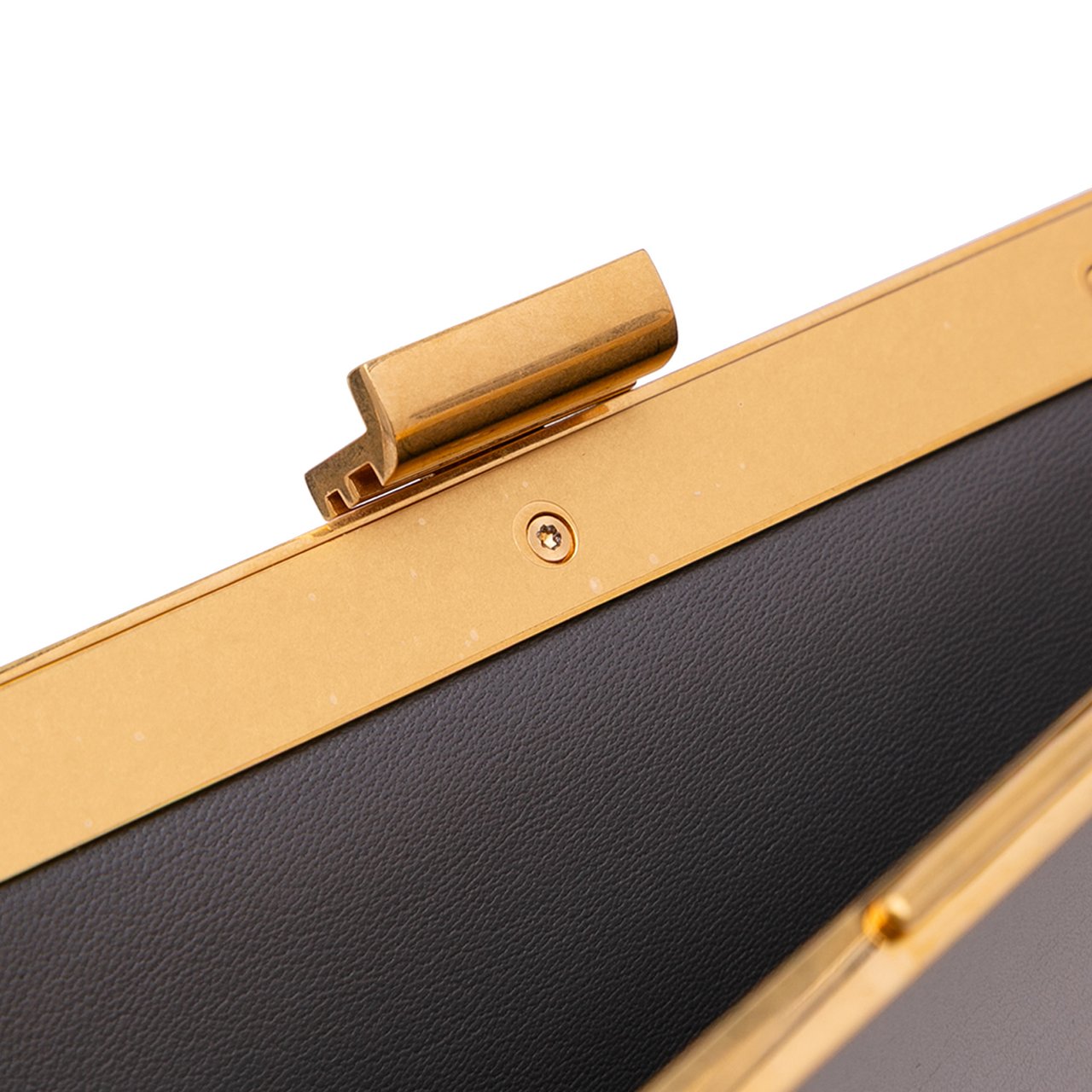 Celine Mini Smooth Calfskin Clasp Bag Grijs