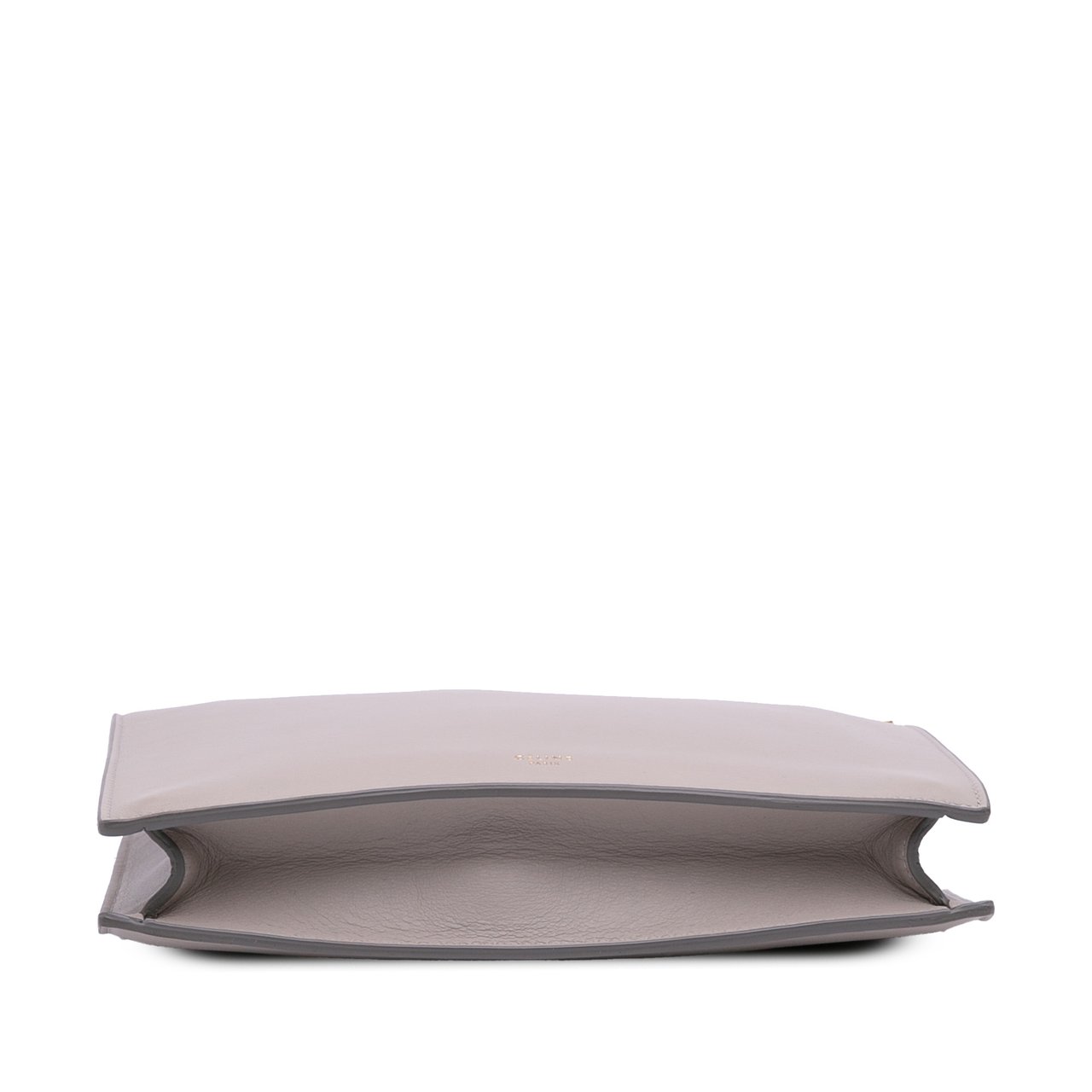 Celine Mini Smooth Calfskin Clasp Bag Grijs
