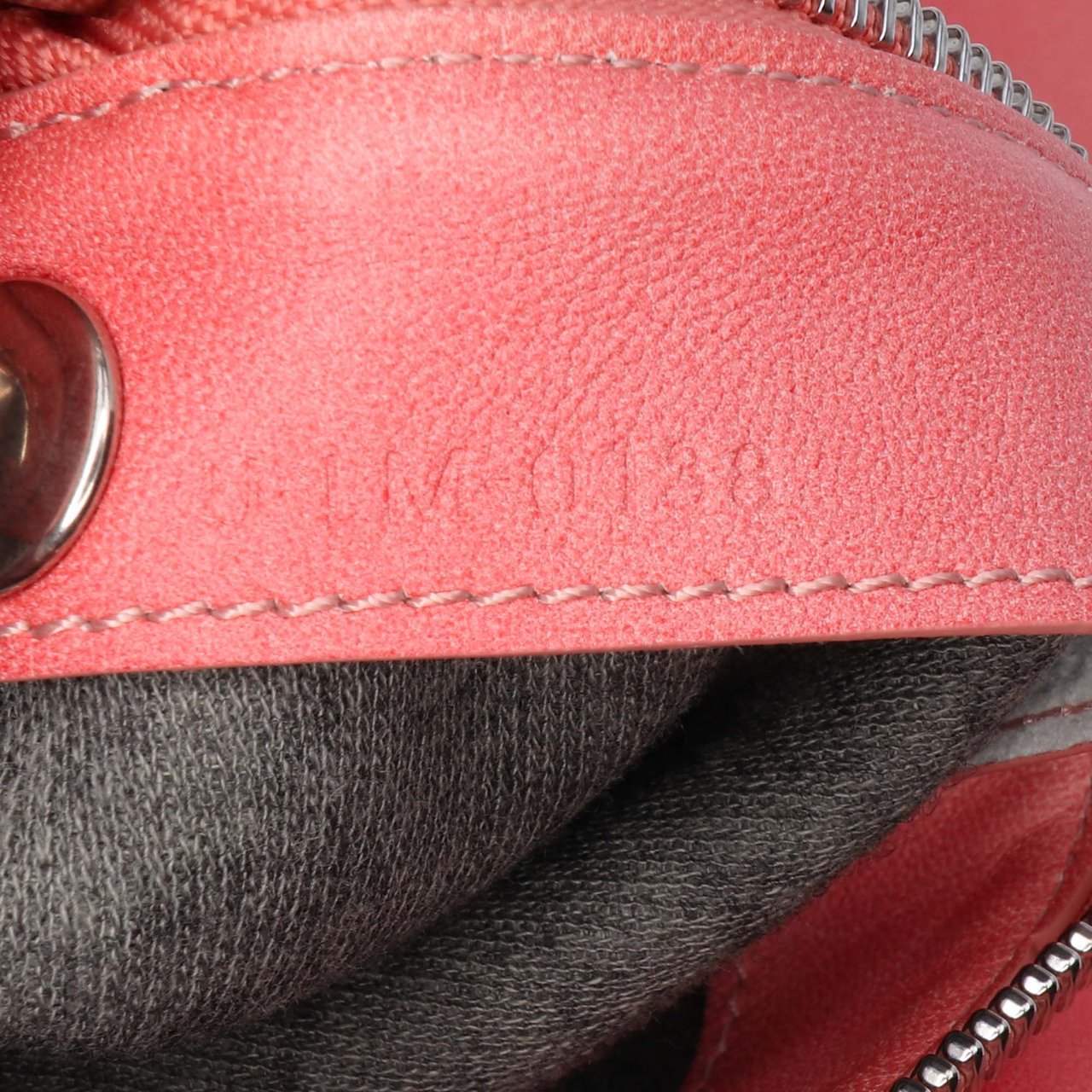 Celine Small Lambskin Trio Crossbody Roze