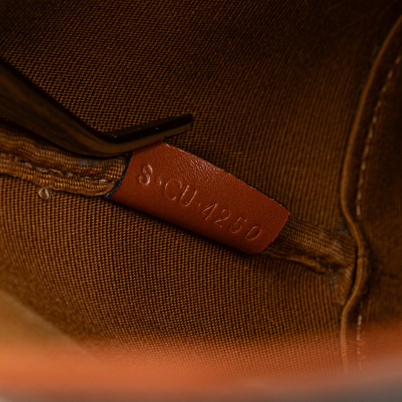 Celine Small Triomphe Coated Canvas Bucket Bag Bruin