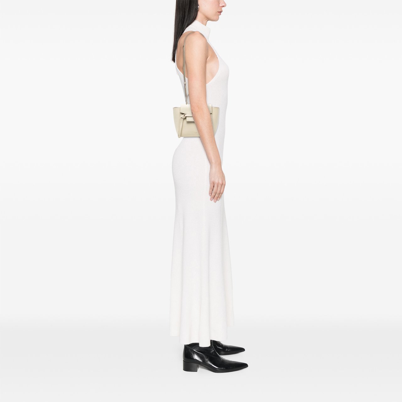 Celine Nano Grained Calfskin Belt Bag Bruin