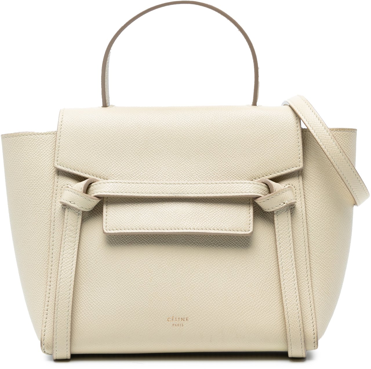 Celine Nano Grained Calfskin Belt Bag Bruin