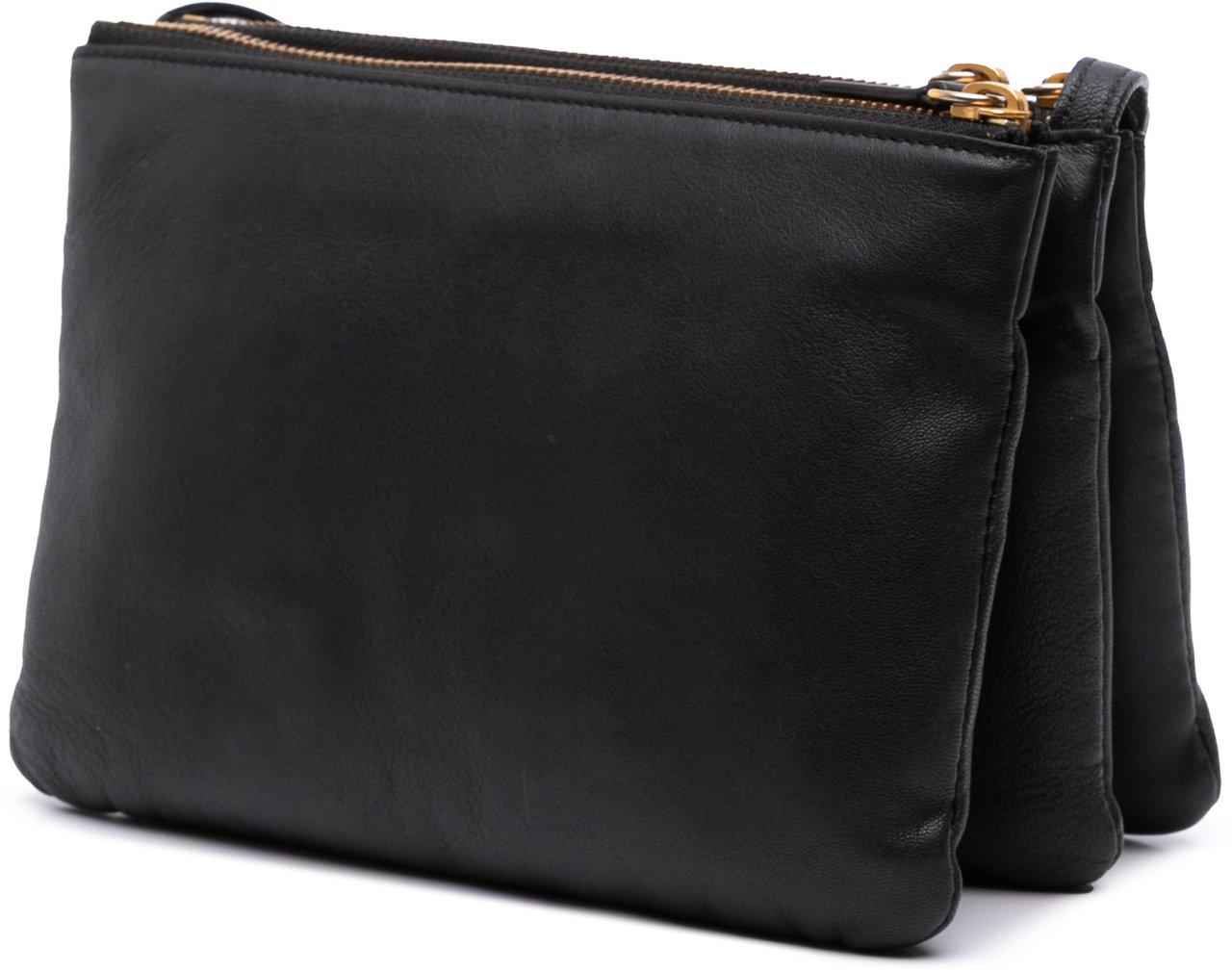 Celine Small Lambskin Trio Crossbody Zwart