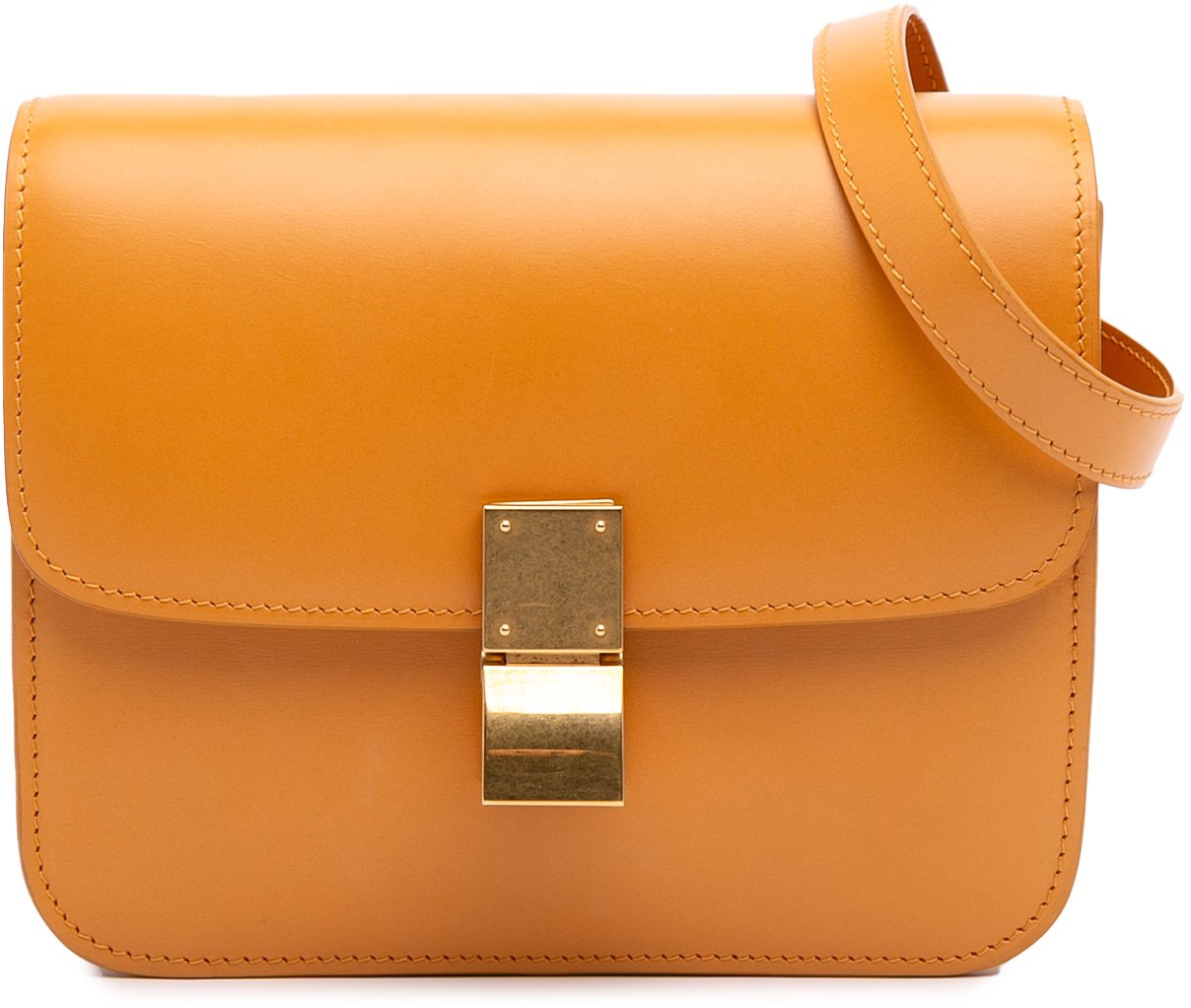 Celine Teen Calfskin Classic Box Oranje