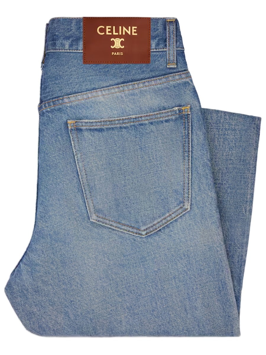 Celine Light Blue Jolene Cotton Jeans Blauw
