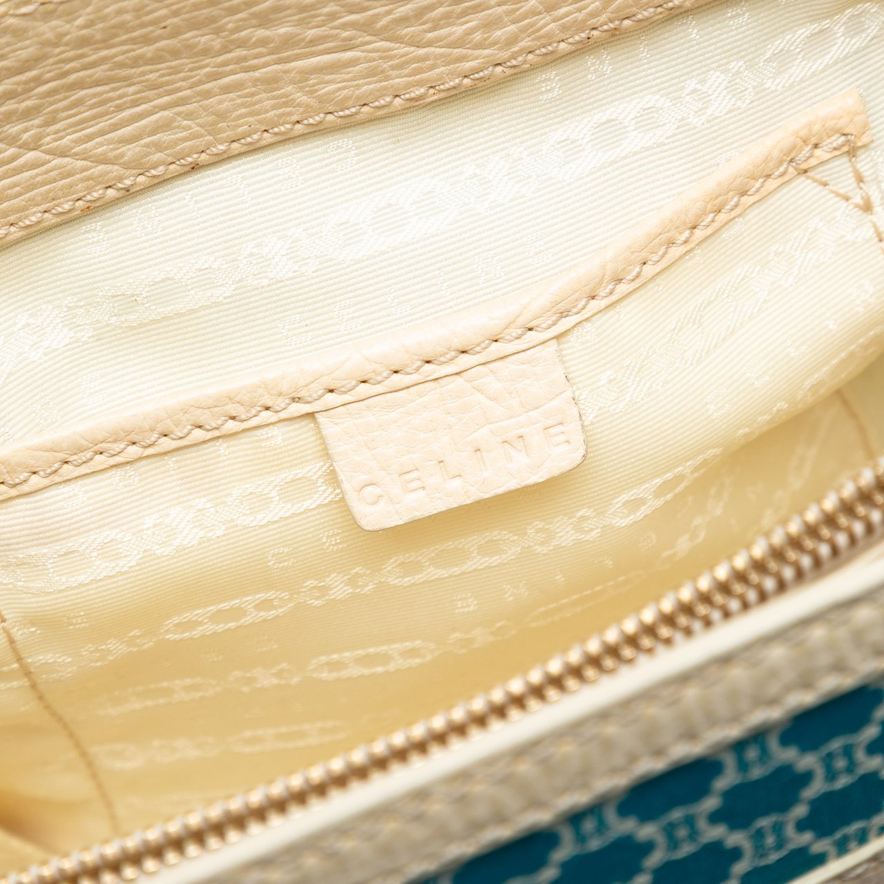 Celine Macadam Canvas Boogie Handbag Blauw