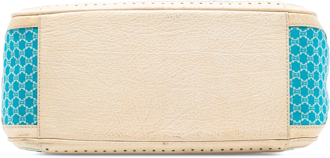 Celine Macadam Canvas Boogie Handbag Blauw