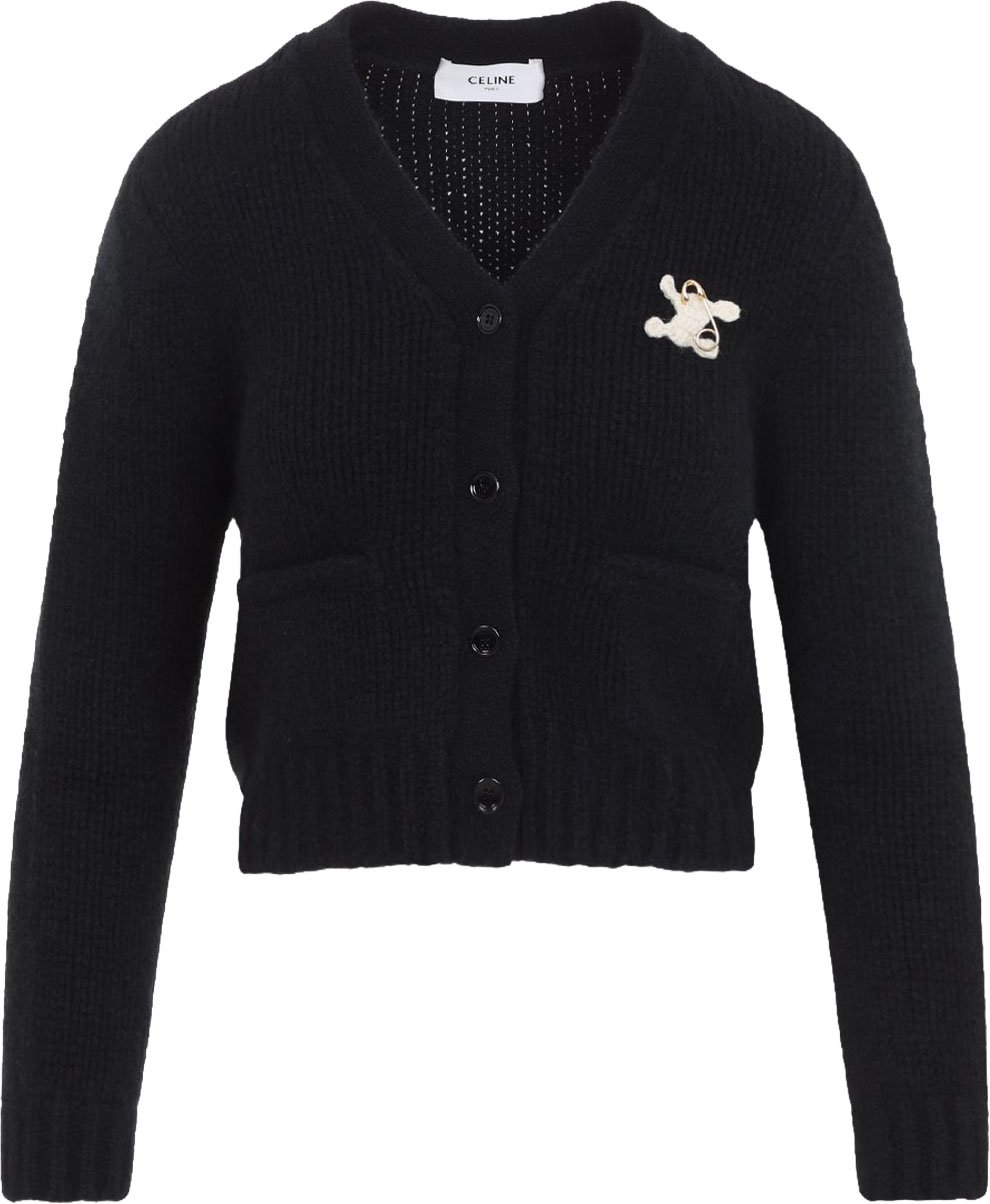 Celine Cashmere And Silk Cardigan Divers